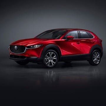 A Mazda CX-30 representing the compact SUV segment.
