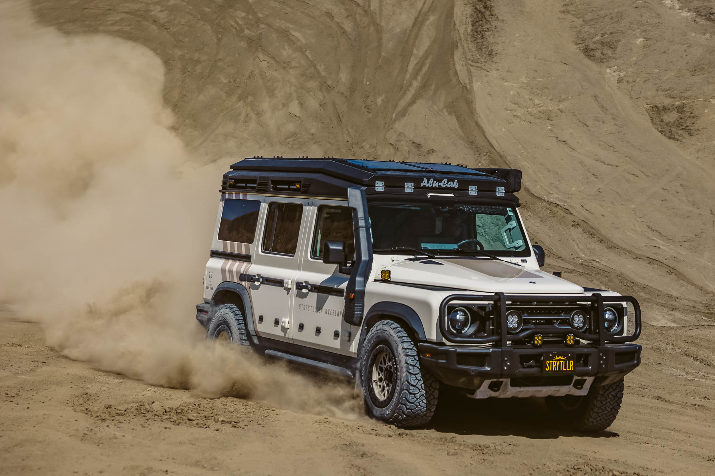 Detailed view of the INEOS Grenadier body-on-frame 4x4 construction.