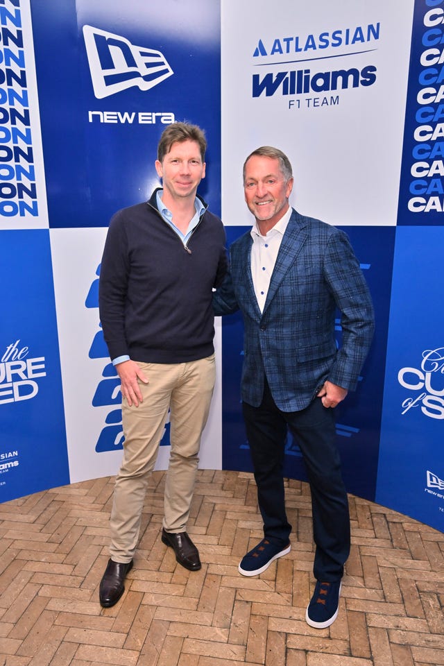 Williams F1 team members at a teamwear launch event representing the personnel at Grove.