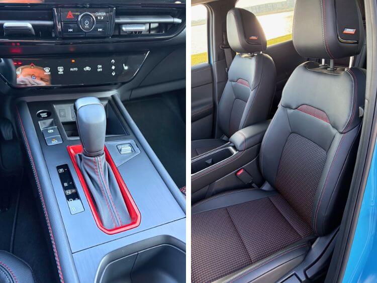The front cockpit and zero-gravity style seats of the 2026 Nissan Kicks SR.