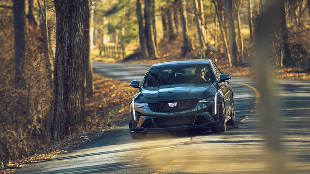 Cadillac brand featured image showing a modern sedan profile.