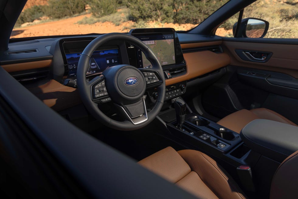 Rear view of the 2026 Subaru Outback highlighting the cargo area and redesigned rear aesthetic