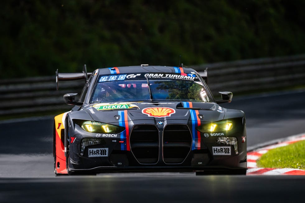 The Nürburgring track environment during the ADAC Ravenol 24h race.