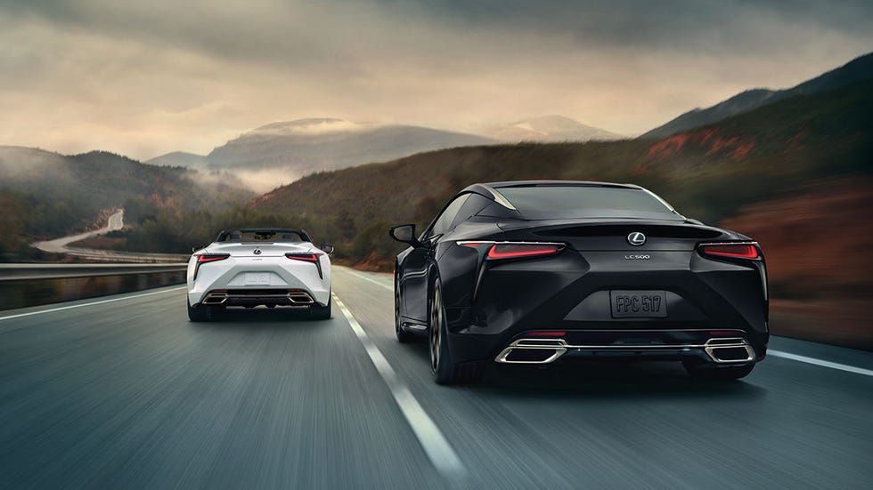 Front view of the 2026 Lexus LC 500.