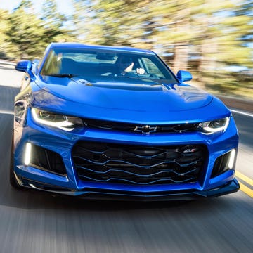 A modern Chevrolet Camaro ZL1 performance car.